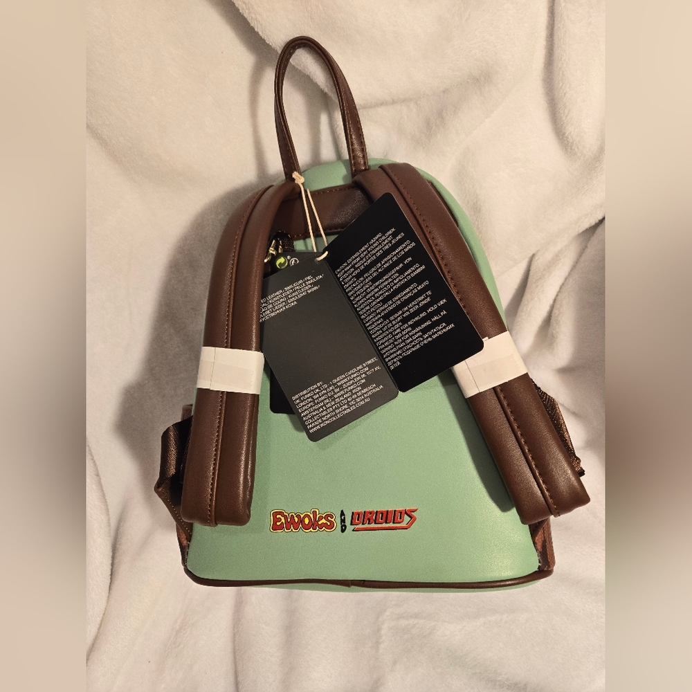 Loungefly Ewoks and Droids Glow in the Dark Mini Backpack - Picture 2 of 8